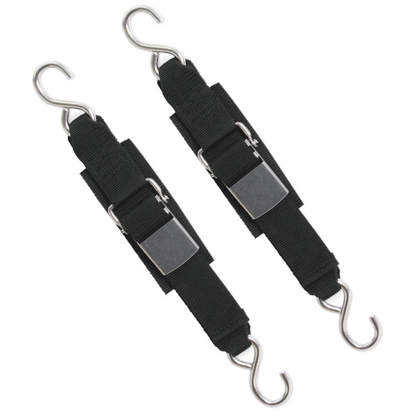 Boatbuckle Stainless Steel Kwik Lok Transom Tie-down (pair)