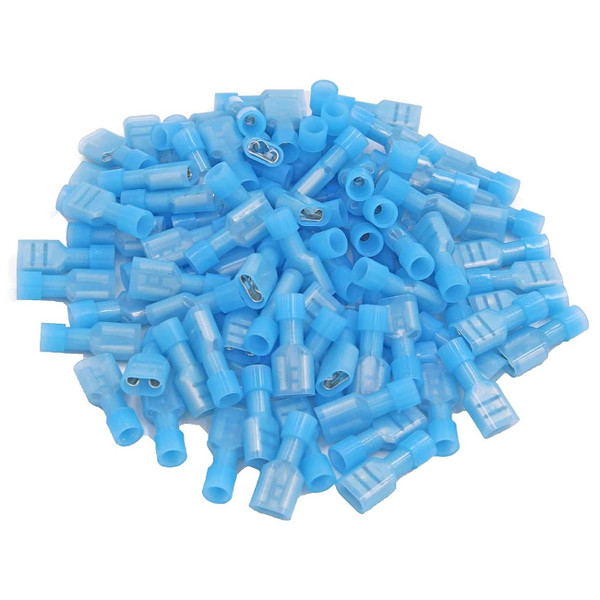 Xscorpion Insulated Female Quick Disconnect 14/16ga.  Blue (100 Pack)