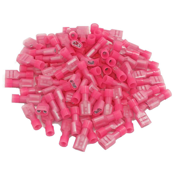 Xscorpion Insulated Female Quick Disconnect 18/22ga. - Red (100 Pack)