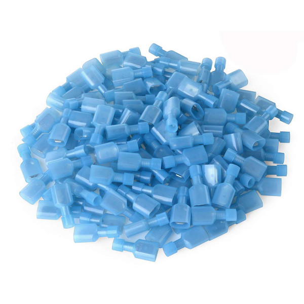 Xscorpion Insulated Male Quick Disconnect 14/16ga. - Blue (100 Pack)