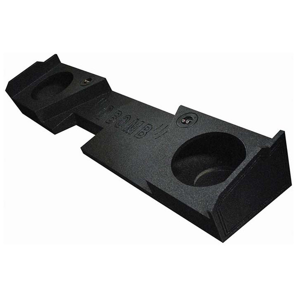 Qpower "qbomb" Chevy/gmc Double Cab '14-'18 Dual 10" Empty Woofer Box