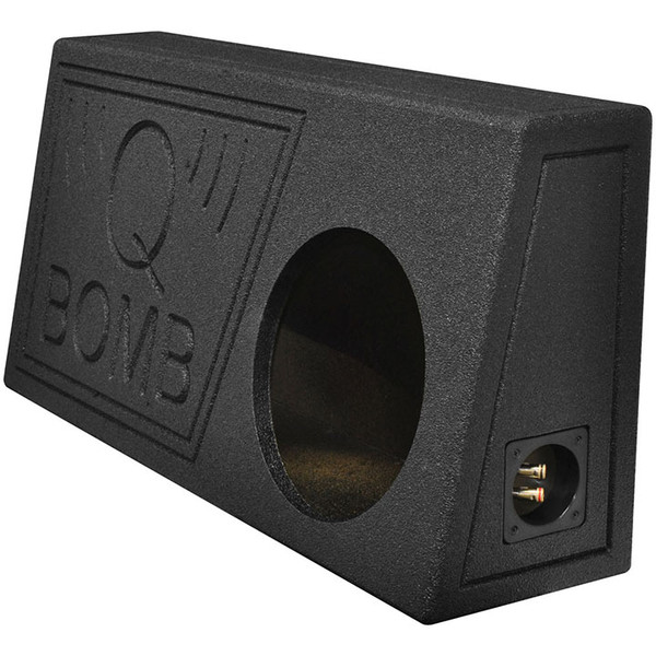 Qpower "qbomb" Single 10" Ported Empty Woofer Enclosure (behind Seat)