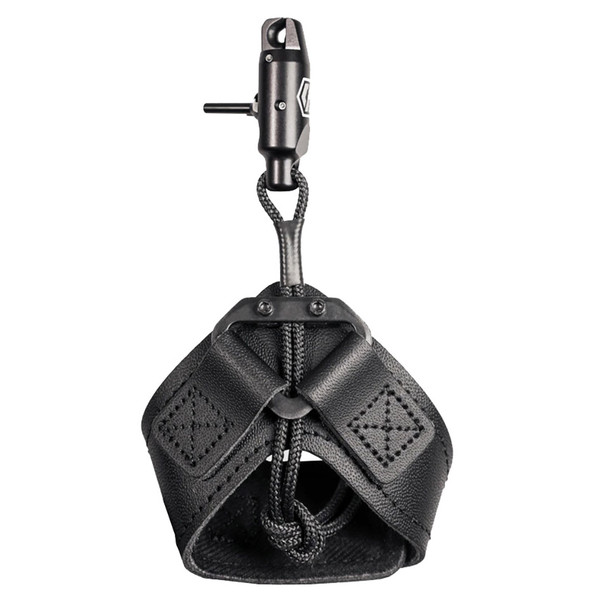 Scott "quick-shot" Buckle Strap Leather Single Caliper Bow Release Black