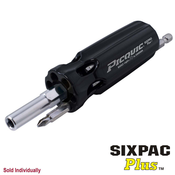 Picquic Sixpac Plus 7-in-1 Quick Bit Change Screwdriver (blister Package)