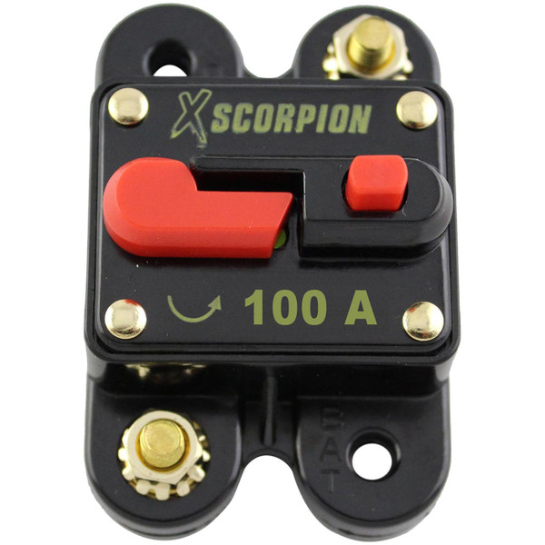 Xscorpion Circuit Breaker With Manual Reset - 100 Amp
