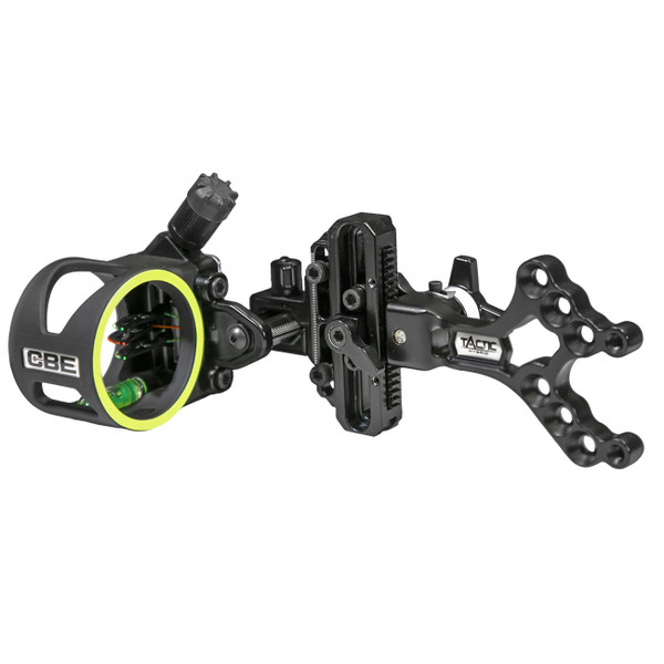 Cbe Archery Tactic Hybrid 3-pin Bow Sight With 0.019 Fibers (ambidextrous)