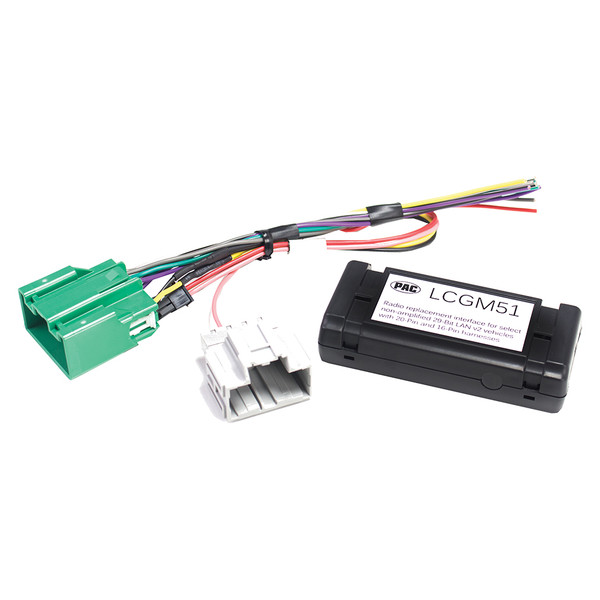 Pac Radio Replacement Interface For Non-amplified 14-19 Gm Lan V2 Vehicles