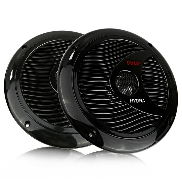 Pyle Marine 6.5 Dual Cone Speakers (black)