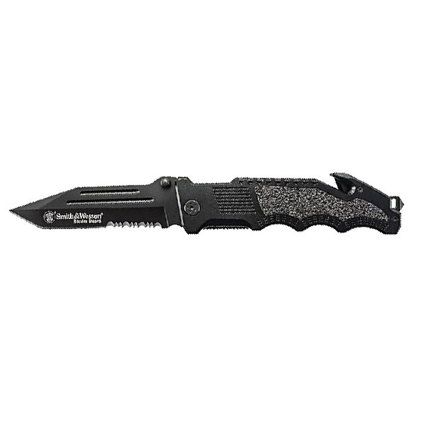 S&w Swbg2ts Border Guard 10in Folding Knife W/sheath
