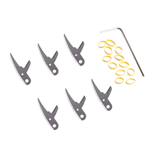 Swhacker Levi Morgan Series 2-blade 100 Grain 2" Curved Replacement Blades (6 Pack)
