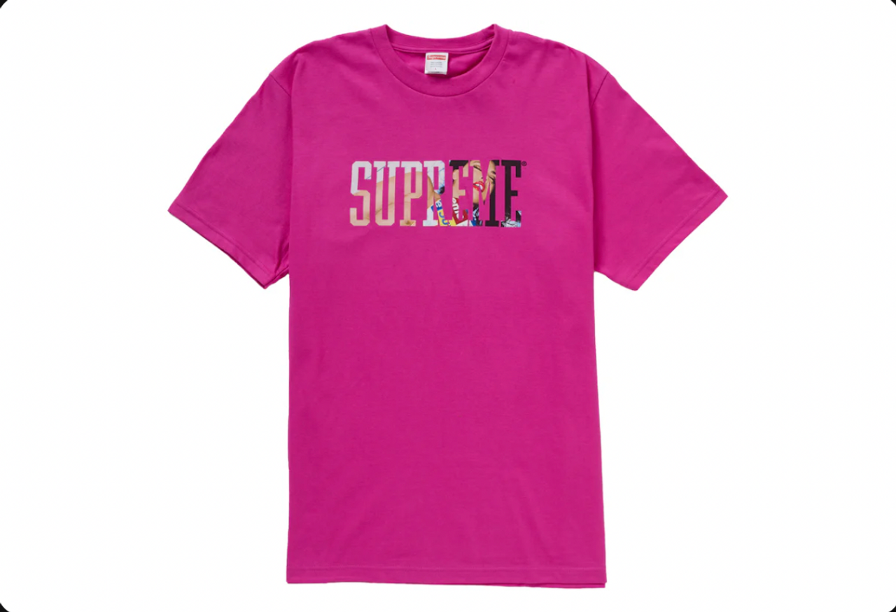 大特価 Supreme Tera Magenta Tee Collegiate Patrick トップス