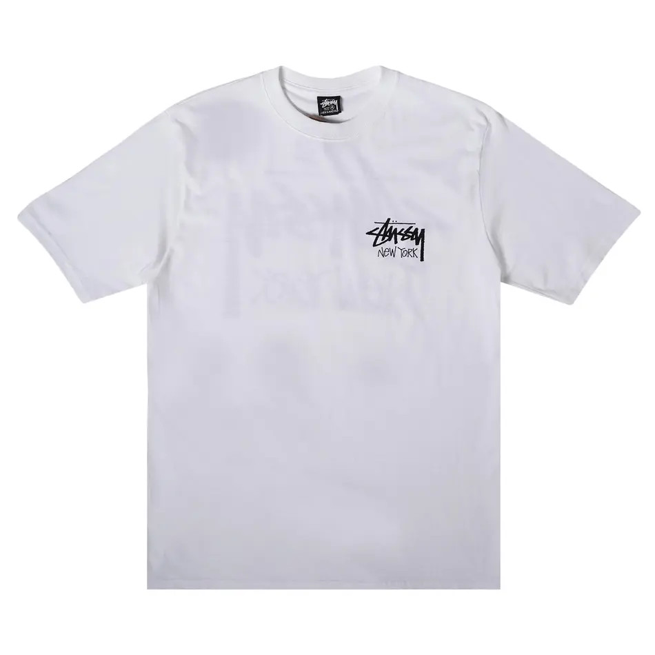 Stussy Stock New York Tee White
