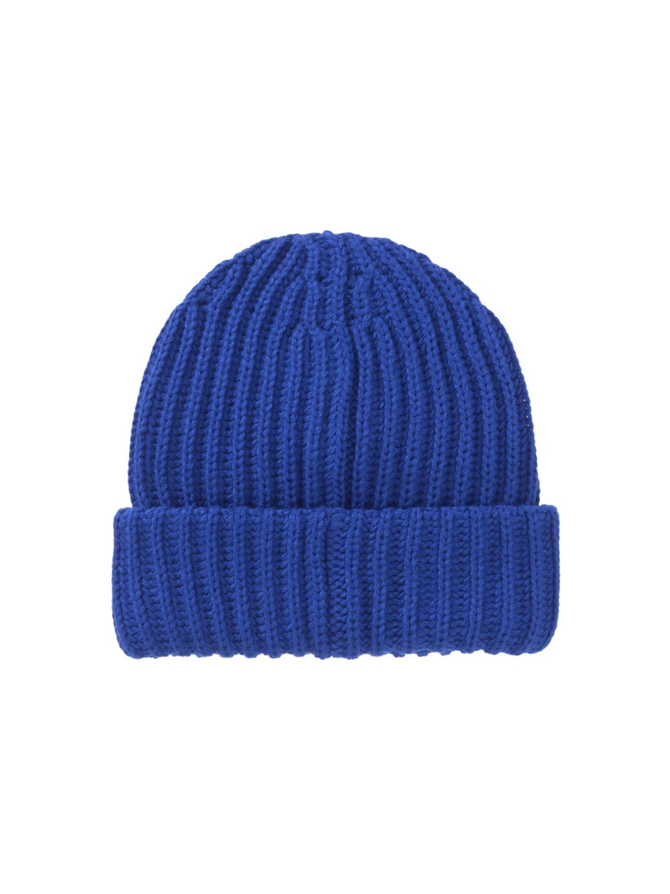 Supreme Chunky Rib Classic Logo Beanie Blue