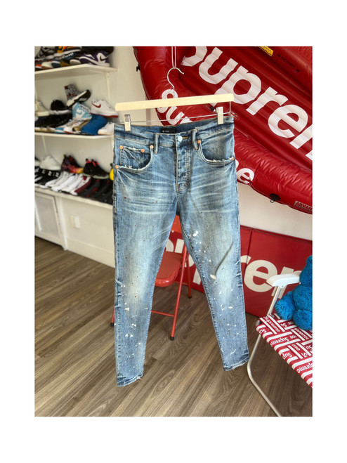 Purple Brand Paint Spaltter Jeans Blue (Pre-Owned)