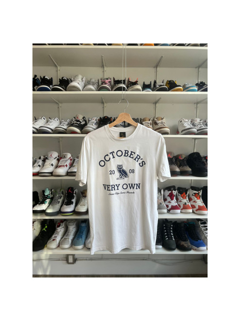 OVO Collegiate Shirt White / Blue (Pre-Owned)