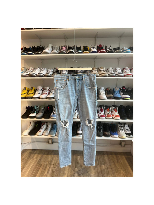 Purple Brand Slim Blowout Jeans Blue (Pre-Owned)