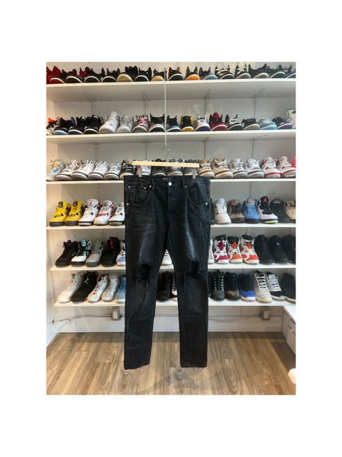Purple Brand Slim Blowout Jeans Black (Pre-Owned)