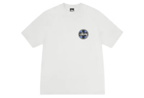 Stussy Cross Dot Pigment Dyed Tee Natural