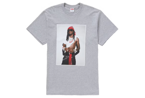 Supreme Playboi Carti Tee Heather Grey