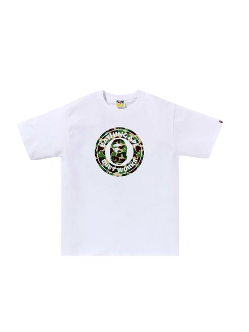 BAPE White ABC Camo Busy Works T-shirt
