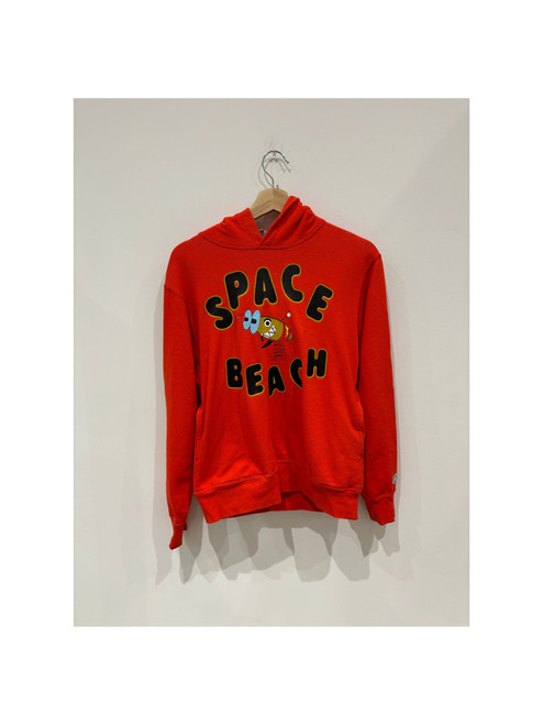 Billionaire Boys Club Space Beach Hoodie Red (Pre-Owned)