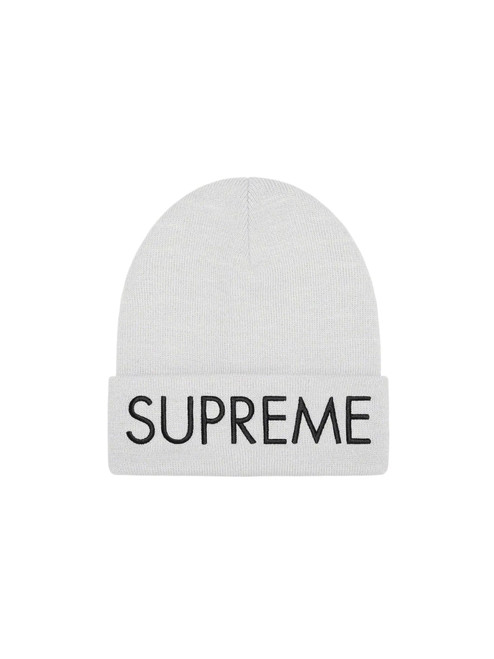 Supreme Capital Beanie Ash Grey
