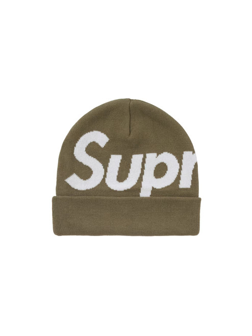 Supreme Big Logo Beanie Olive