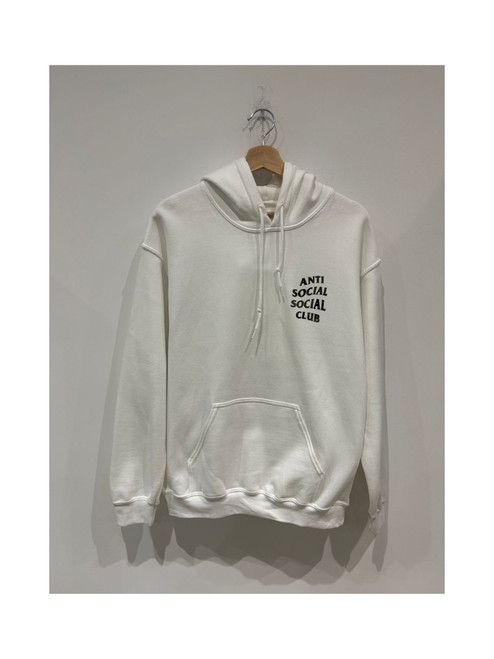 Anti Social Social Club Camo Logo Hoodie White