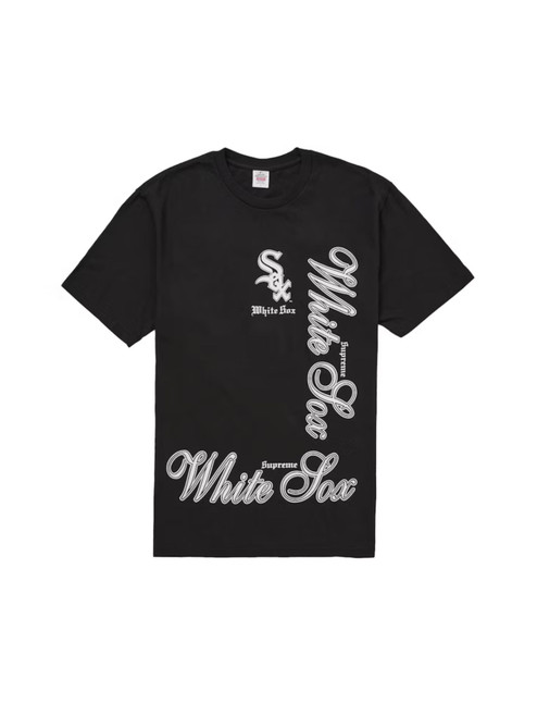 Supreme MLB Teams Sox Tee Black