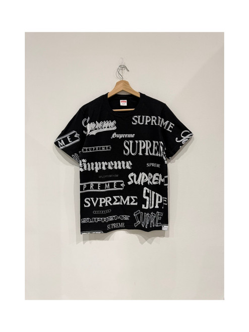 Supreme Multi Logo Shirt Black (Pre-Owned)