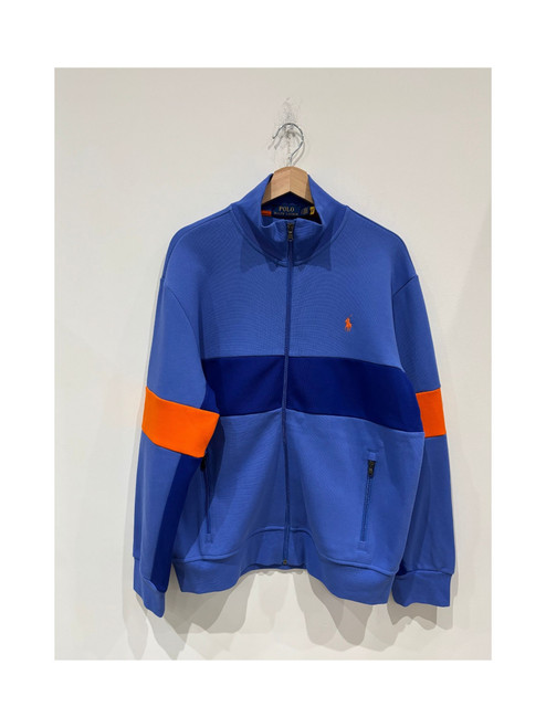 Polo Ralph Lauren Double-Knit Sweater Maidstone Blue Multi