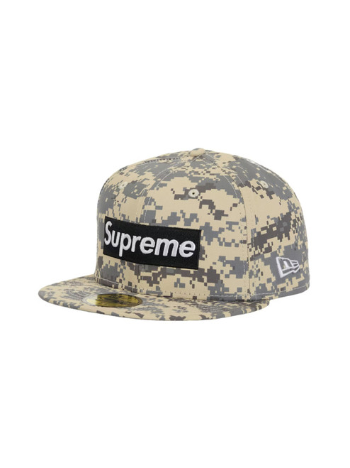Supreme MLB Teams Box Logo New Era 59Fifty Cap Digital Camo