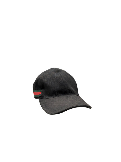 Gucci GG Canvas Baseball Hat Black (Pre-Owned)