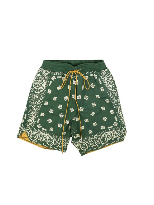 Rhude Bandana Shorts Green