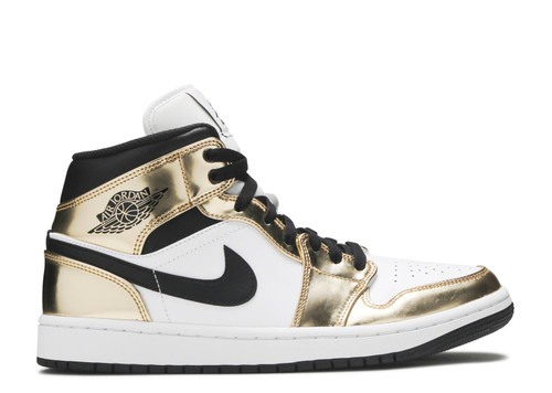 Jordan 1 Mid Gold Black White (GS)