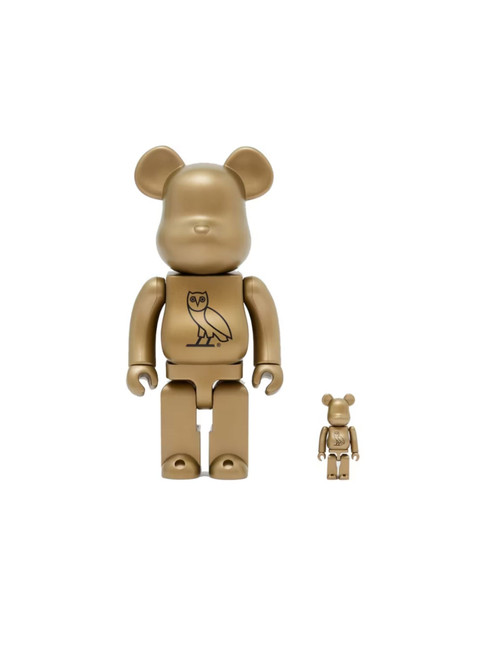 Bearbrick x OVO 100% & 400% Set Gold
