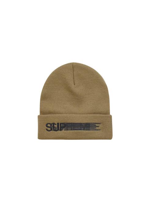 Supreme Motion Logo Beanie (SS23) Taupe
