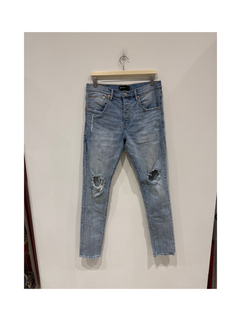 Purple Brand Knee Slit Jeans Light Wash (Pre-Owned)