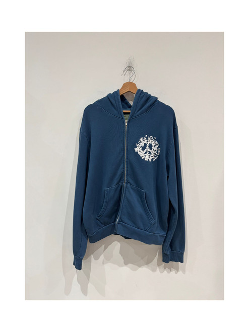 Denim Tears Denim University Zip Hoodie Navy (Pre-Owned)