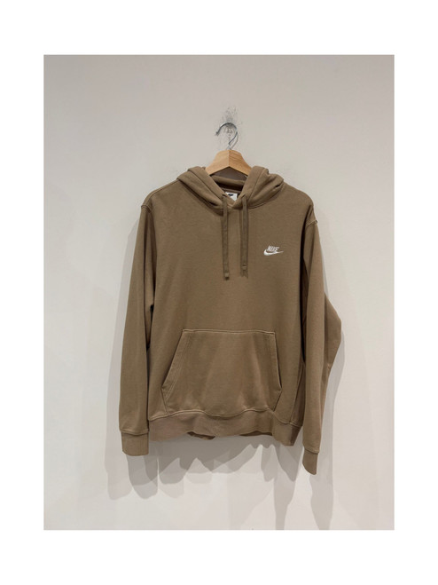 Nike Fleece Pullover Hoodie Khaki Brown (Pre-Owned)