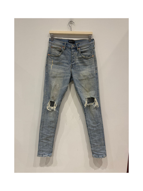 Purple Brand Ripped Jeans Blue (Pre-Owned)
