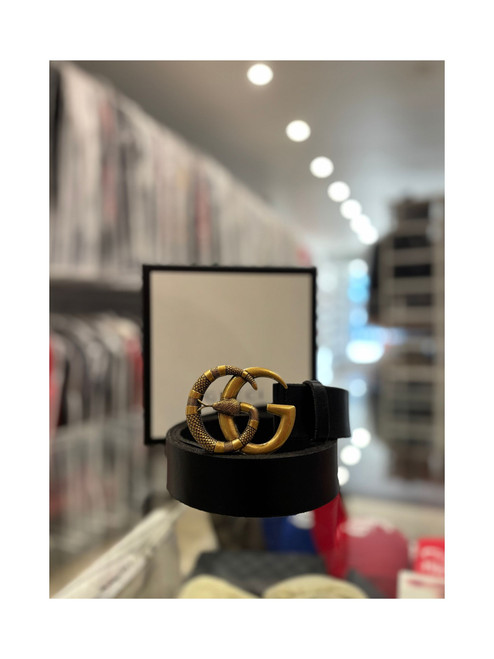 Gucci Snake GG Belt Black