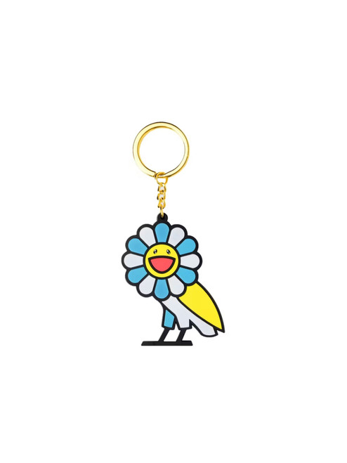 Takashi Murakami x OVO Keychain White