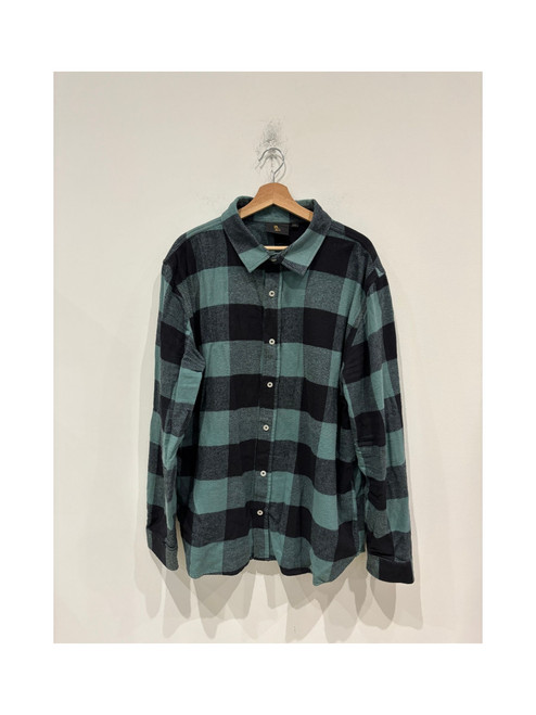 OVO Buffalo Plaid Flannel Shirt Green (Pre-Owned)