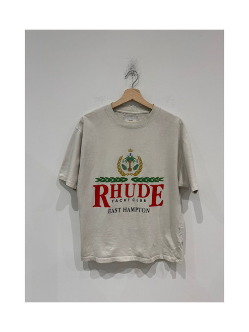 Rhude East Hampton Crest Tee Vintage White (Pre-Owned)
