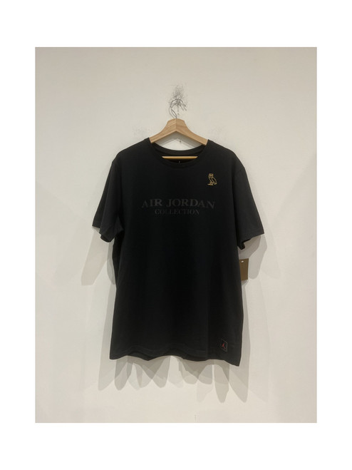 Air Jordan x OVO Tee Black/Metallic Gold