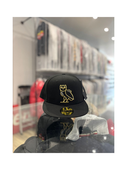 OVO X NBA Raptors New Era 59Fifty Fitted Hat Black