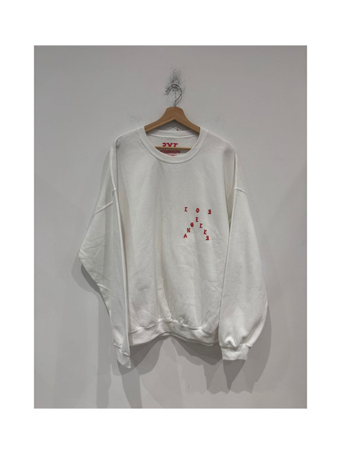 Kanye West No More Parties in LA Sweatshirt White/Red