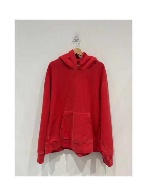 Yeezy Season 3 Fleece Hoody Fluro Red (Pre-Owned)