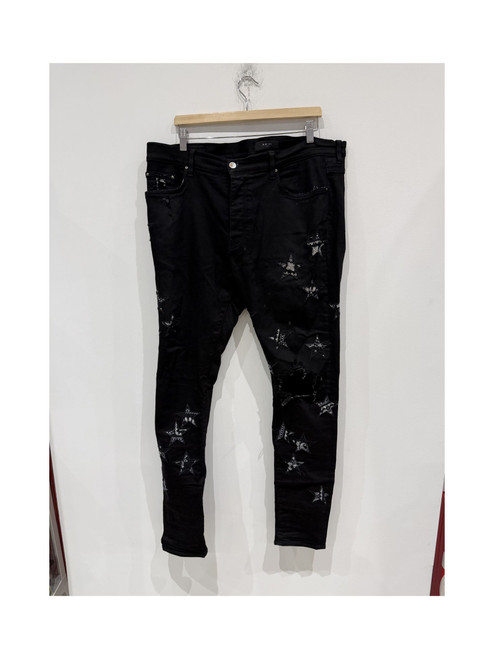 Amiri Bandanna Star Stretch Jeans Black (Pre-Owned)